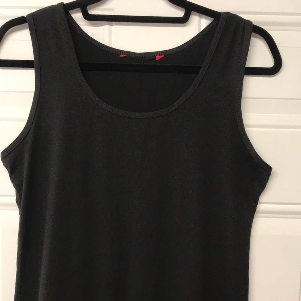 Basic black bodycon dress